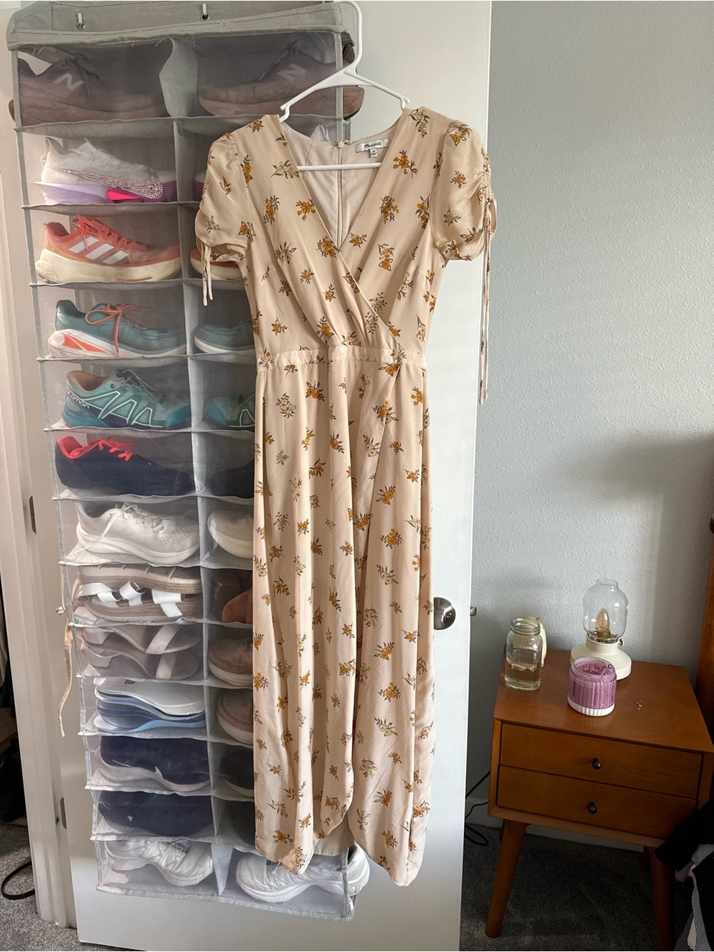 Madewell Floral Wrap Midi Dress